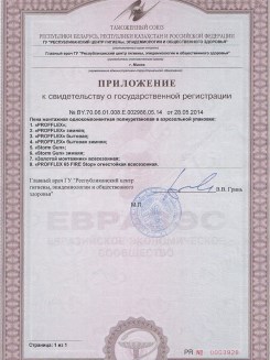 2015.03.25 Ногинск - Приложение к сертификату, Профили поливинилхлоридные системы Rehau.