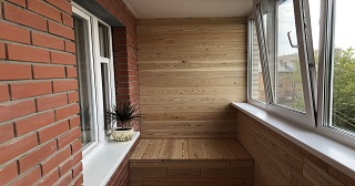 Отделка, остекление, утепление балконов в Ногинске от 211 руб. м/2.