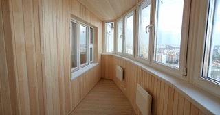 Отделка, остекление, утепление балконов в Ногинске от 211 руб. м/2.